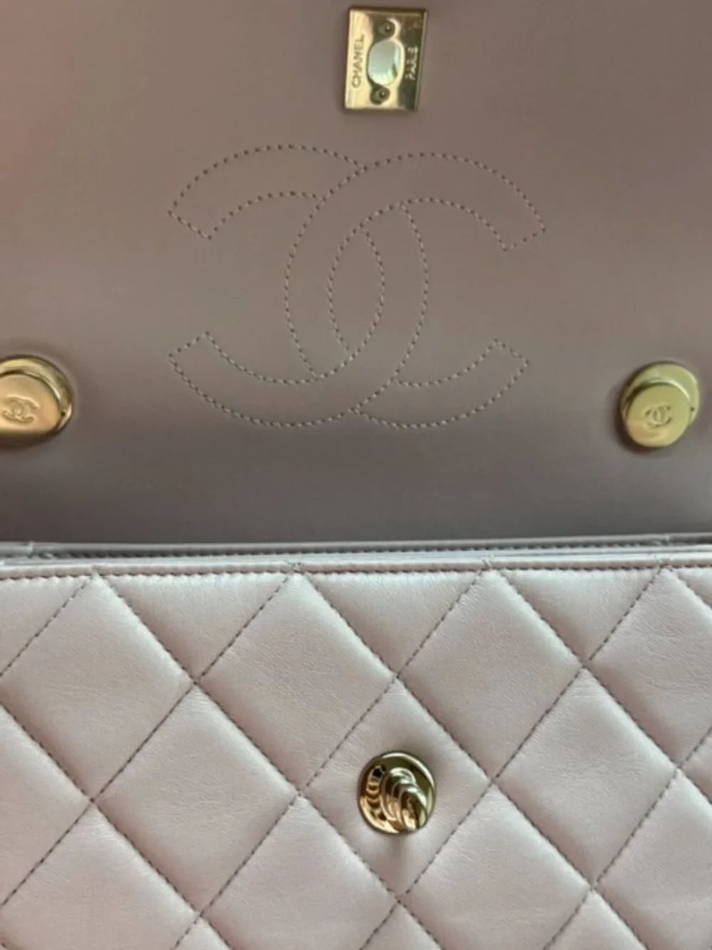 Chanel 21S Small Light Pink Lambskin Quilted Trendy CC LGHW New in Box